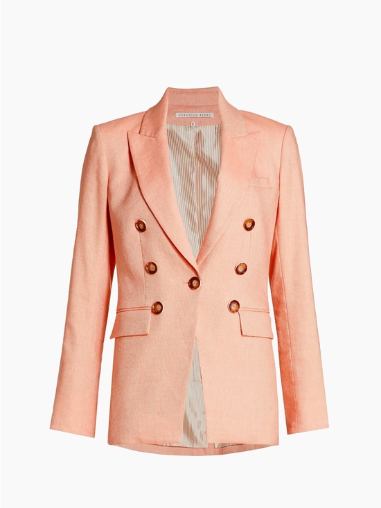 Veronica Beard Jackets & Blazers - Veronica Beard Double-Breasted Peach Blazer Jacket